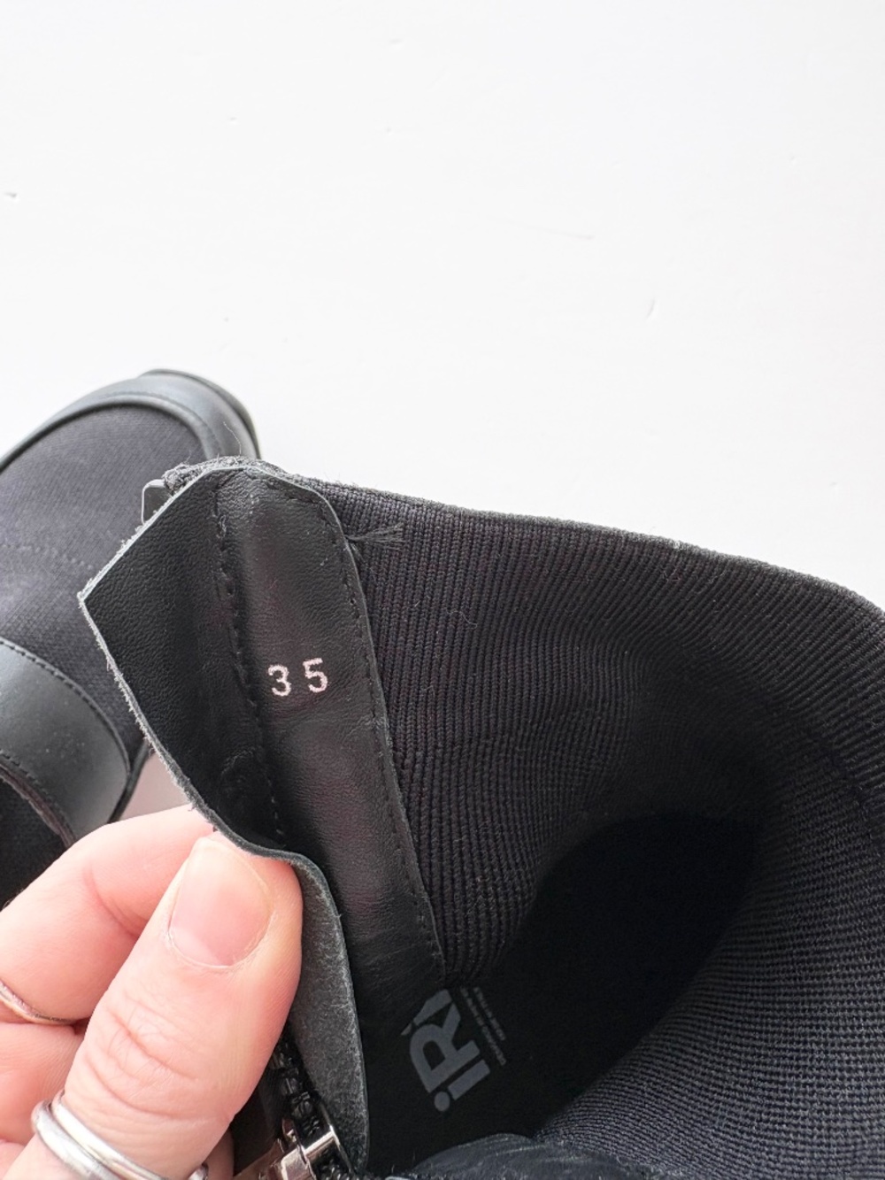 IRI NYC VES black high top sneaker boot - Picture 14 of 15
